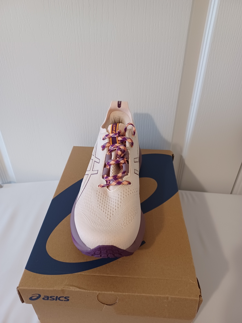 ASICS Women's Blush Pink Running Shoes with Purple Accents - Picture 6 of 14